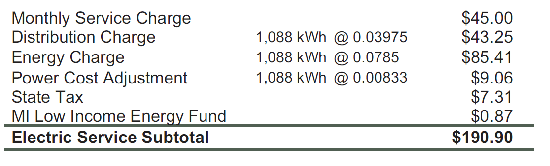 $300 Electric Bill